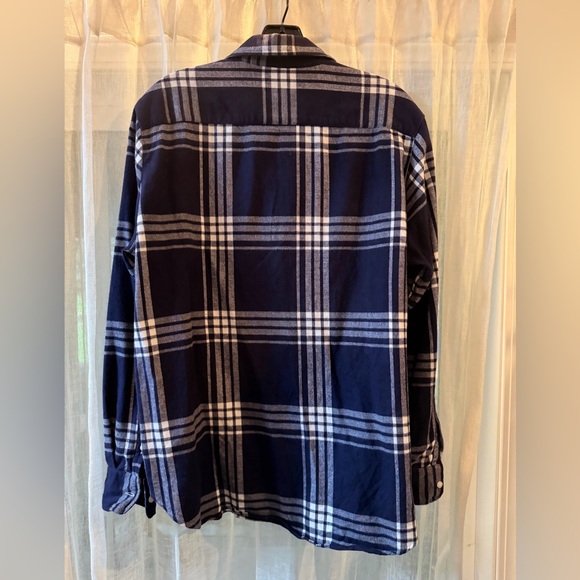 Frank & Eileen Navy Flannel “Eileen”  Med. EUC - Picture 3 of 5